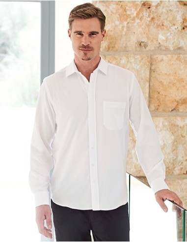 H-H590-Mens Wicking Long Sleeve Shirt